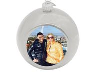 main image for ad Personalised Christmas Bauble photo bauble christmas tree decoration