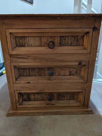 Vintage solid wood drawers