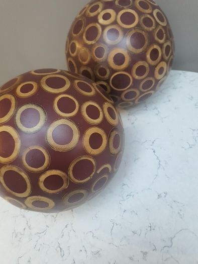 Set of Ornamental Architectural Spheres