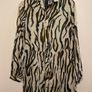 JANE LUSHKA Fabulous Animal Print Button Down Midi Dress With Matching Belt Size XS! Image 3