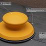 Glass Polish 15907 Hand Sanding Block, Hook & Loop Handheld Sanding Pad | 125 mm Image 2