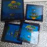 Boxed set of 6 Vietnamese Lacquerware Hand Painted Black Lacquer Drinks Coasters Image 3