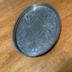 Antique silver plated  tray