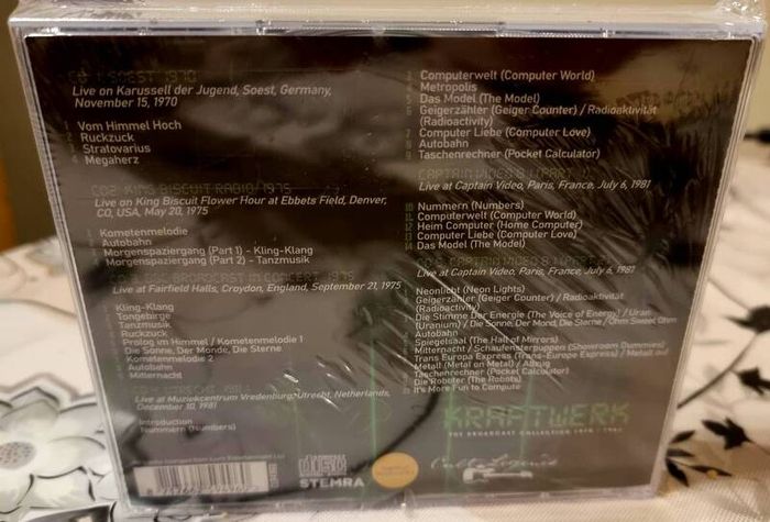 Kraftwerk - The Broadcast Collection 1970-1981, new, unopened.