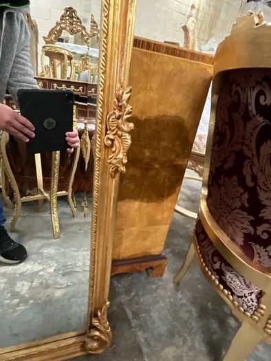 tall lady face mirror