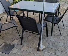 Garden Table and 6 Chairs