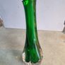 Murano Swing vase beaked vase of green colored glass Image 8