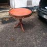 Vintage Round pedestal table Image 4