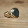 Men's Vintage 9ct Gold Roman Centurion Signet Ring - 3,6g Image 2