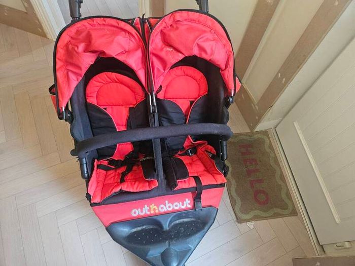out and about "Nipper" double buggy