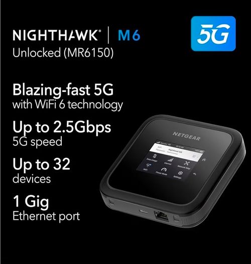 Netgear M6 Pro Portable router 5g WiFi 6