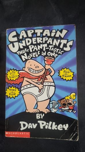 2 captain underpants books