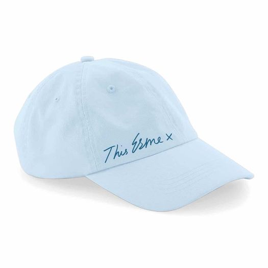 This Esme Baseball hat baby blue summer hat equestrian