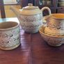 Nicholas Mosse Lavender limited edition from USA.  New Tea set.  . A tea pot , large mug , creamer and sugar bowl Image 8