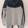 Nike tracksuit set (hoodie + joggers) in grey and black colourway. Image 3