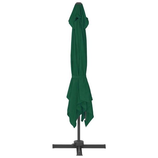 Cantilever Umbrella with Aluminium Pole Green 300x300 cm