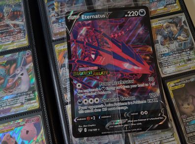 Eternatus V ! Darkness Ablaze Stamp Promo ! Sealed ! Jumbo Oversized Card ! 2020 ! Pokemon Card !