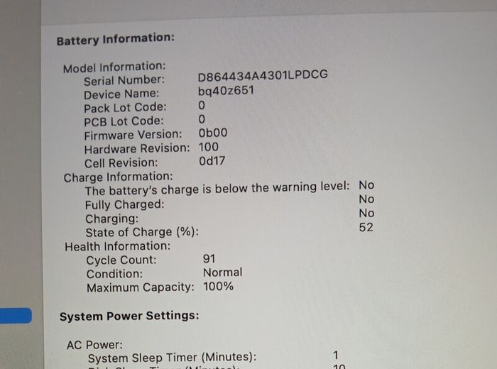 APPLE MacBook Air 15" (2025) - M4, 256 GB SSD, Midnight Maximum capacity :100% Cycle count: 91