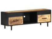 TV Cabinet 120x30x40 cm Rough Mango Wood