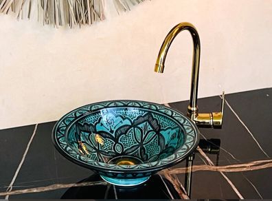 Hand painted sink