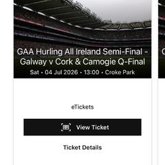 Cork vs Galway - 3 Hogan Stand