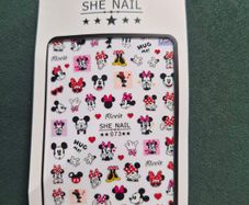 disney mickey minnie mouse nail art stickers