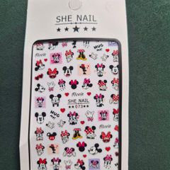 disney mickey minnie mouse nail art stickers
