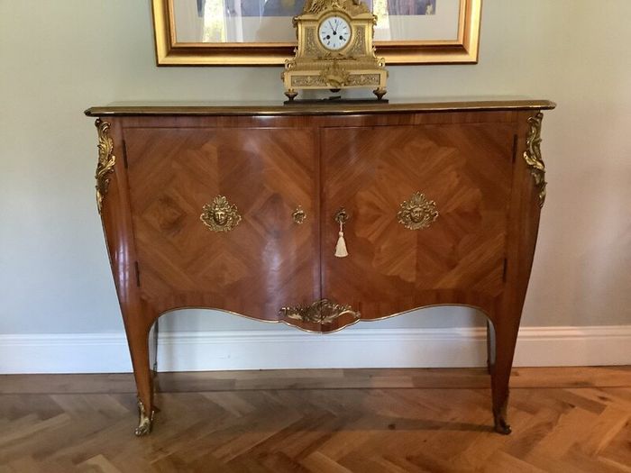 Antique French Louis XV  Bronze Mounted Sideboard