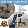 Foot Rest for Under Desk at Work, Adjustable Desk Footrest for Office Chair & Gaming Chair,Ergonomic Footrest Pillow Desks Foot Stool for Home Airplane Car to Relieve Back Knee Pain Image 7