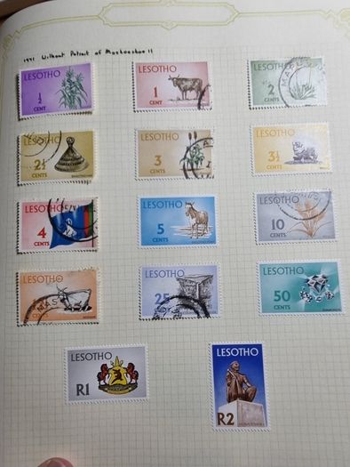 Stamp album 153 Botswana, Lesotho