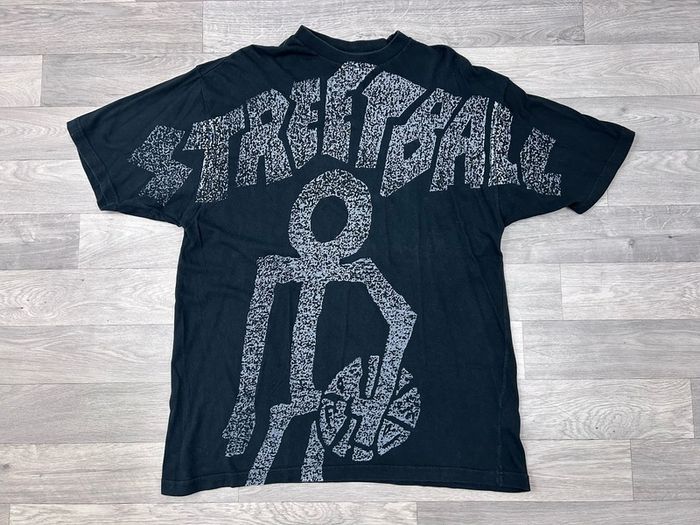 Rare Vintage 90s Adidas Streetball AOP T Shirt Tee Mens Large Oversized