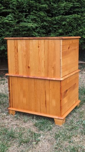 Toy storage, solid wood chest