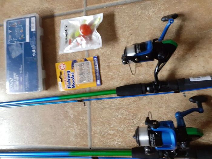 fishing rod and reel