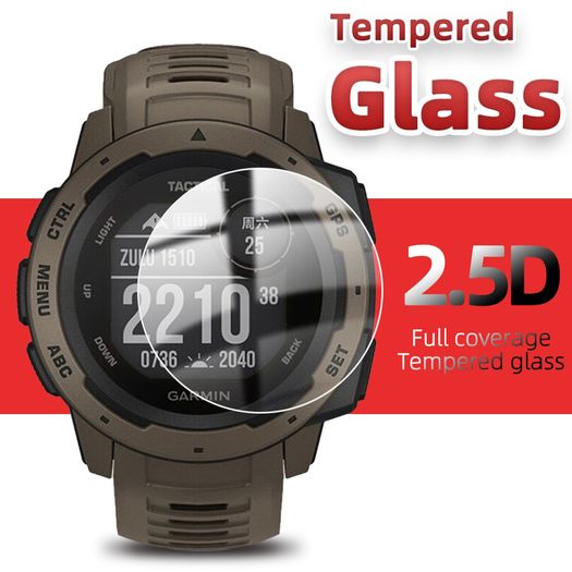 Tempered glass Protection for Garmin Instinct Tactical Screen Protector Film For Garmin Active S Protective Glass