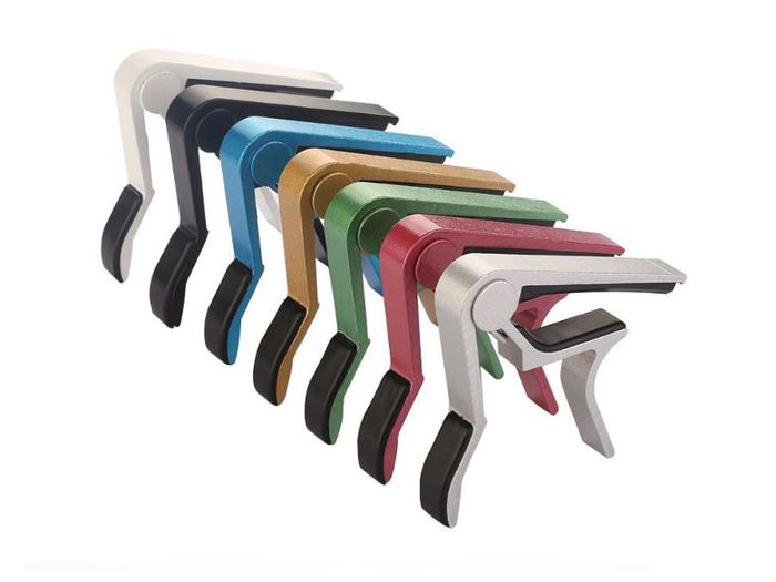 Acoustic Capo On Electric Guitar Aluminum Metal Trigger