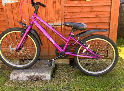 Apollo junior envy hybrid purple bike