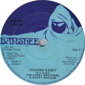 The Wolfe Tones Leaving Nancy Vinyl 7 Inch Single Irish Traditional
