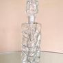 Vintage French Glass Decanter / Carafe, Mid Century, Whitefriars Style Image 3