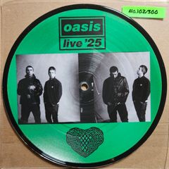 Oasis "Wonderwall and Bring It On Down" Live 25" Limited Edition Picture Disc