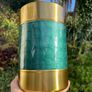 Wine Cooler, Gold Colour Stainless Steel & Green Enamel Image 2