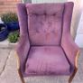 Aubergine Armchair Image 8