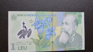 Romania 2018.One Lue.Uncirculated Banknote.