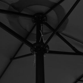 Outdoor Parasol with Aluminium Pole Anthracite