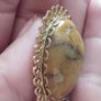 Vintage beautiful brooch with stone. Image 9