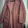 Rose Pink Teddy Coat Image 2