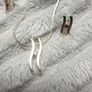 Sterling Silver Pendant and Earrings Image 2