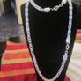 Sterling Silver Necklace and Bracelet Image 2