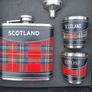 This is a classic Scottish hip flask gift set Image 2