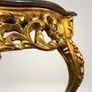 Carved Gilt Wood Console Table with Shaped Marble Top Image 2
