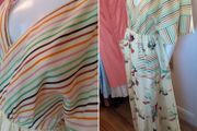 Rare Frank Usher Vintage 70s Maxi Dress